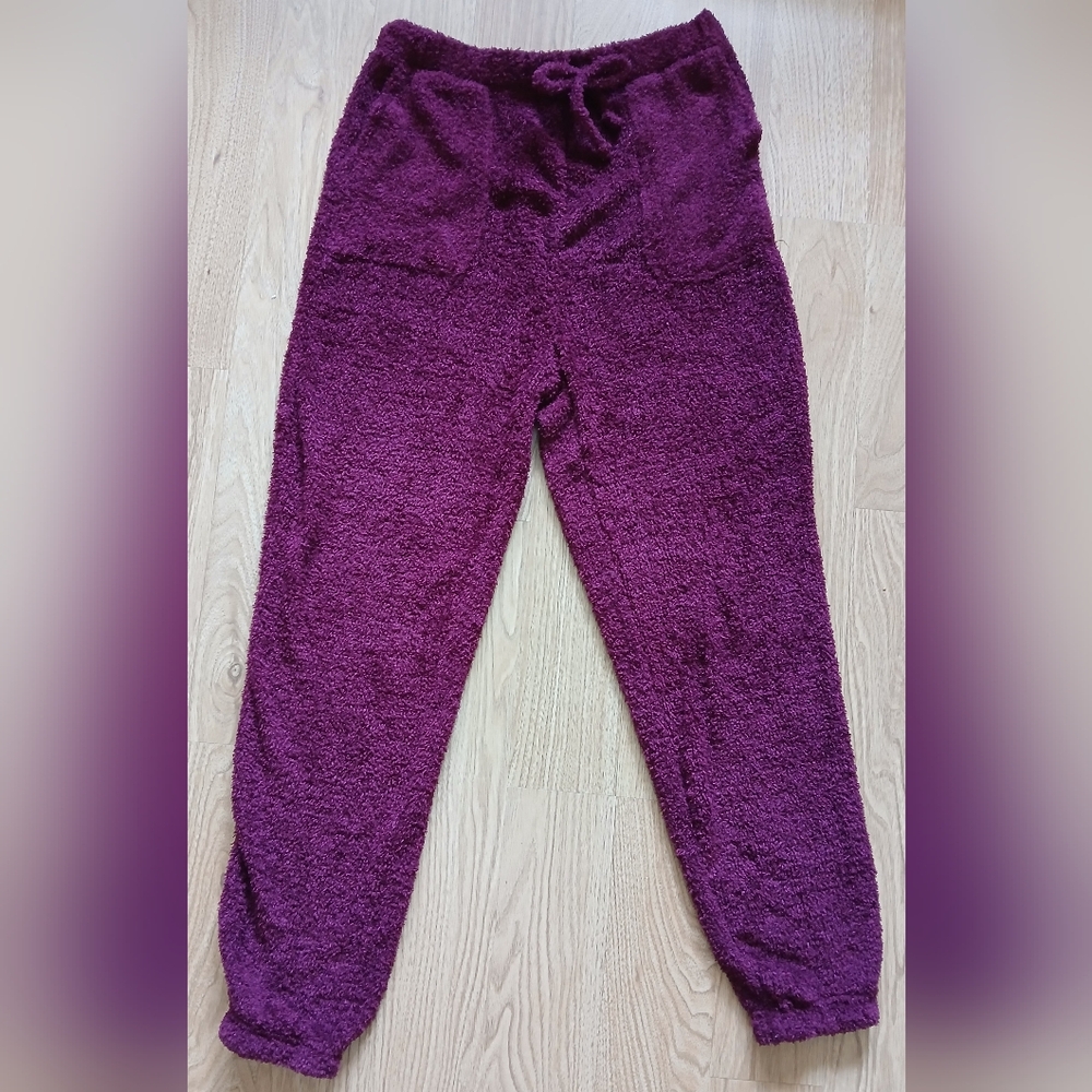 SO Plum Purple Fleece Track Pants